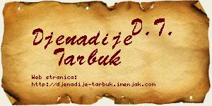 Đenadije Tarbuk vizit kartica